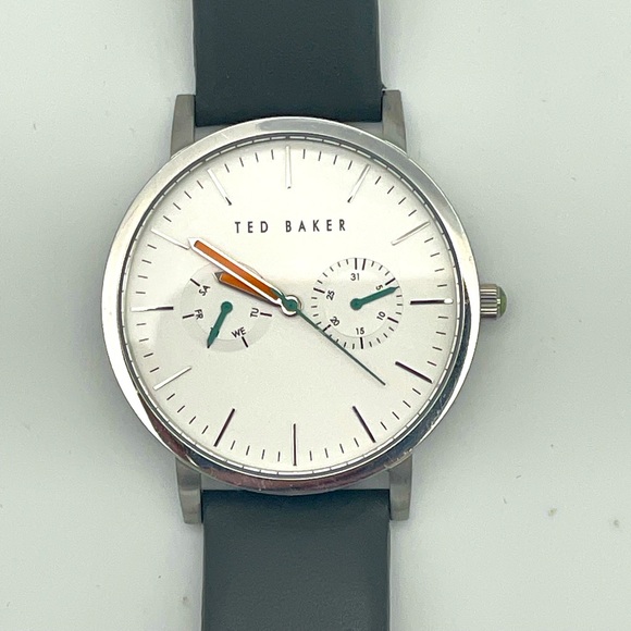 Ted Baker Watch with Grey Leather Band RARE!
